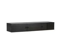 Woud Sideboard de pared Array. 150 cm Roble pintado negro