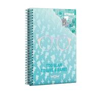 WOW GENERATION - Libreta de Actividades A5 Profesión Diseñadora de Modas Annie con Pegatinas, Rasca y Descubre para Niñas