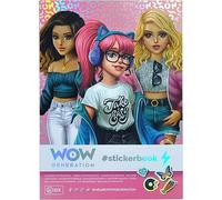 WOW GENERATION - Libreta de Pegatinas y Postales, Pegatinas Holográficas, 11 Postales Diferentes, Creatividad Sin Límites, Regalo para Niñas