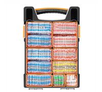 WOZOBUY Conectores de cable termorretráctiles SST21 Manga impermeable AWG22-18 Terminal de sello de soldadura estañado de empalme eléctrico a tope 360Pcs With box