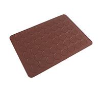 WPKD BLUEIY Moldes Silicona Macarons Antiadherente,Moldes de Silicona para Hornear Macaron de 48 Cavidades,para Hacer Galletas Macarrones Chocolate(39x28,5cm)