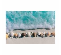 WQBQKKX Playa Océano Mar Cuadro Moderno Lienzo Moderno Cuadro De Arte De Pared Para Sala De Estar Carteles E Impresiones（Azul 6-20x30cm Sin marco