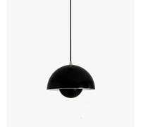 WQCSH Minimalista Lámpara Araña Creatividad Sencillez Brácteas Flores Diseño Norte Europa Moderno Estilo Restaurante Faros Cama Cocina Oficina Tiendas Barra Decoración Base e27 Nuevo Lámpara-Negro