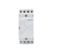 WQGQPXOB Contactor de CA doméstico Tipo riel NCH8, 220 V/230 V, 500 V~, 4 Polos, 20 A, 25 A, 2, 40 A, 45 A, contactor Modular(4P 25A 2NO 2NC)