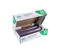 WRAPMASTER 3000 recambios de película adhesiva: 3 rollos, 12 pulgadas de ancho x 1000 pies de largo