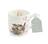 Wrendale Designs Feather Your Nest - Taza de cerámica individual con diseño de pájaros Royal Worcester