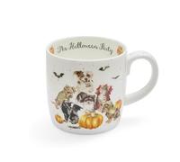 Wrendale Designs Royal Worcester Halloween Party - Taza grande de 0,4 litros