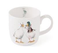 Wrendale Designs Royal Worcester Wrendale Deigns Duck Love - Taza (0,3 L), diseño de pato