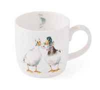 Wrendale Designs Royal Worcester Wrendale Deigns Duck Love - Taza (0,3 L), diseño de pato