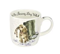 Wrendale Designs - Taza de boxeo con diseño de perro (porcelana, 8 x 12 x 8 cm), multicolor
