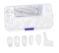 WRITWAA 1 Caja Juego de frenos de nariz almohadillas espuma accesorios lentes equipo anteojos almohadilla para la nariz almohadilla nasal antideslizante gel de sílice Color