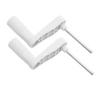 WRITWAA 2 Piezas Manivela de Repuesto para Escritorio y Equipo Industrial Diámetro Hexagonal de 6mm, Material Plástico y Metal, Agarre Cómodo para Uso en Espacio de Trabajo