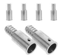 WRITWAA de Conectores Roscados 6 Piezas para Mango de Escoba y Fregona Conexiones Estables de Aleación de Aluminio para Limpieza en Espacios del Hogar