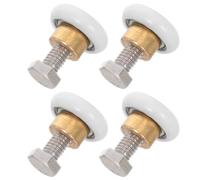 WRITWAA Rodillos Correderas Mampara de Carga Ducha de Capacidad para Fuerte, Ruedas de Nylon y Metal, Mantenimiento Fácil para Puertas Modernas de Baño