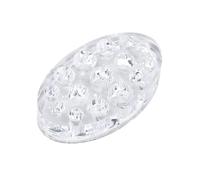 WRITWAA Soporte Pigmento Taza Transparente Diseño Acrílica Tinta para Ovalado Único y Porta Resistente y Funcional, para Uso Profesional Doméstico