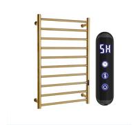 WRJAHCG Radiador Toallero Eléctrico Baño Toallero Electrico Baño Pared | Inteligente Secatoallas Electrico 10 Varillas Calentador de Toallas Eléctrico de Pared Con Temperatura Constante Inteligente