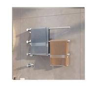 WRJAHCG Toallero Electrico Baño Secatoallas Electrico Pared Acero INOX | Calentador De Toallas Radiador De Calefacción Con Pantalla LED Termostato,Temporizador,Bright,3 bars