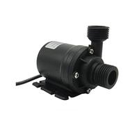 wrtgerht Mini Bomba pequeña 800L/H 5m 12V 24V Motor Solar sin escobillas Bomba de Agua de circulación de Agua Bombas de Agua sumergibles Agua Caliente Cabeza Alta Sumergible (Voltage : 12V)
