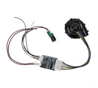 WS7040 DC - Soplador turbo sin escobillas de 12 V/24 V con controlador pwm, ventilador centrífugo compacto para circulación de aire, hidropónico y uso de sistemas de ventilación (WS7040-24V y