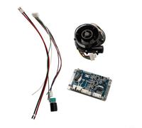 WS7040 Soplador centrífugo de 12 V o 24 V CC con soporte de controlador externo para control de señal PWM y 0-5V en sistemas de refrigeración por aire (WS7040-12V y Drive)