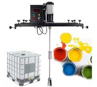 Wsexyy Mezclador Eléctrico para Tanques IBC, Máquina Mezcladora De Pintura De 2000 W, Herramienta De Mezcla, Capacidad De Agitación De 1200 L, con Soporte De Suspensión, Ajustable De 65 A 125 Cm,