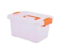 Wswqop Caja de Almacenamiento para Transporte, Caja de Almacenamiento de Joyas, Caja de Almacenamiento de Gran Capacidad para Gomas para El Cabello, Una Caja, 24.5x18x13cm, Individual