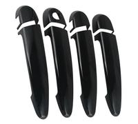 WSX5FC Cubierta Manija Puerta 4 unids/set para E87 E90 E91 E92 E93 F30 para X1 X2 X3 X4 X6 cubierta de manija puerta adornos plástico ABS negro brillante accesorios coche