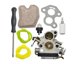 WtHVbNez Kit de carburador para motosierra 235 235E 236 236E 240 240E C1T-W33C con junta de línea de filtro ajustador
