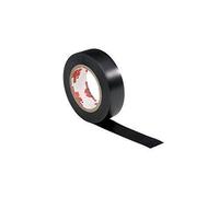 Würth 10 rollos de cinta aislante para uso eléctrico, negro, 15 mm x 10 m