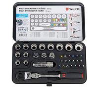 Würth A través de tecla de agujero Set y Perfil de multi Surtido 36 Piezas