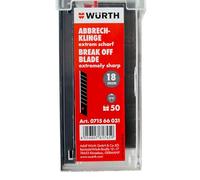 Würth - Cuchillas de demolición negras extremadamente afiladas (50 x 18 mm)