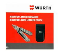 Würth Multitool - Juego de herramientas multifunción con funda de piel (2 piezas)