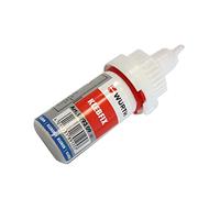 Würth Pegamento instantáneo SEKKLEB-KLEBFIX-FLEX-SUPERSCHNELL-20G, cianoacrilato, líquido, secado rápido, pegamento, material de madera, 20 g