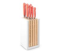 WÜSTHOF Classic bloque para cuchillos con 7 cuchillos, Coral Peach (naranja)