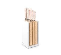 WÜSTHOF Classic bloque para cuchillos con 7 cuchillos, Pink Himalayan Salt (rosa)