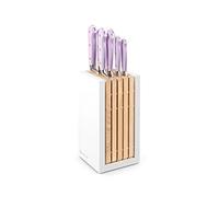 WÜSTHOF Classic bloque para cuchillos con 7 cuchillos, Purple Yam (púrpura)