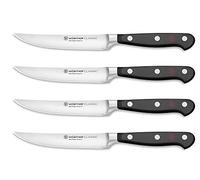 WÜSTHOF Classic juego de cuchillos bistec con 4 cuchillos 12 cm, negro