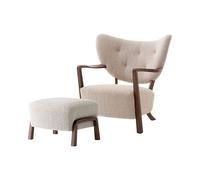 Wulff ATD2 Sillón Karakorum 003/ Nuez Incl. Puf ATD3