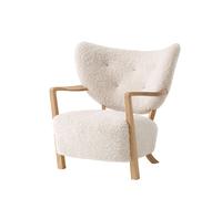 Wulff ATD2 Sillón Piel de Oveja Moonlight/Roble Aceitado
