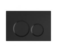 Wunderbad Placa de pulsador negro mate, compatible con Geberit Sigma UP 320, 1 unidad (negro mate)