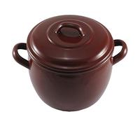 Wurko - Olla Esmalte Marrón Bombeada 36 cm