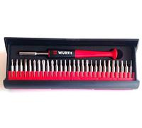 Wurth 6134895 Juego de Puntas Finas Surtidas Destornillador Mecánico de Precisión 29 Piezas