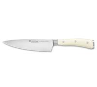 Wusthof Classic Ikon Crème (1040430116) - Cuchillo de Cocina con Hoja de 16 cm, Forjado, Acero de Calidad, Inoxidable, Cuchillo de Cocina con Hoja Filosa, Mango Blanco