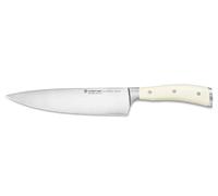 Wusthof Classic Ikon Crème (1040430120) - Cuchillo de Cocina con Hoja de 20 cm, Forjado, Acero de Calidad, Inoxidable, Cuchillo de Cocina con Hoja Filosa, Mango Blanco