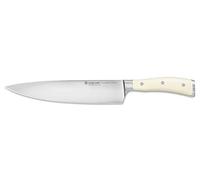 Wusthof Classic Ikon Crème (1040430123) - Cuchillo de Cocina con Hoja de 23 cm, Forjado, Acero de Calidad, Inoxidable, Cuchillo de Cocina con Hoja Filosa, Mango Blanco
