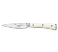 Wusthof Classic Ikon Crème (1040430409) - Cuchillo para Verduras y Hortalizas, Hoja de 9 cm, Forjado, Cuchillo de Diseño de Calidad, Práctico Cuchillo de Cocina, Mango Blanco