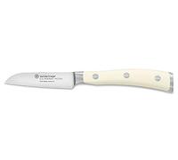 Wusthof Classic Ikon Crème (1040433208) - Cuchillo para Verduras y Hortalizas, Hoja de 8 cm, Cuchillo de Diseño de Calidad, Acero de Calidad, Cuchillo de Cocina Filoso, Mango Blanco