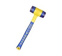 Wusvive Mazo de goma con cabeza reemplazable, martillo suave | Cabezal de goma reemplazable, agarre antideslizante, núcleo de acero, a prueba de golpes, ideal para puertas de azulejos para