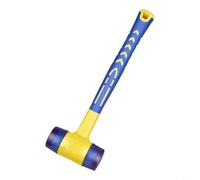 Wusvive Mazo de goma con cabeza reemplazable, martillo suave | Cabezal de goma reemplazable, agarre antideslizante, núcleo de acero, a prueba de golpes, ideal para puertas de azulejos para
