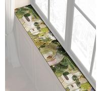 WUXTOKV Esterilla Antideslizante, Protector de Alféizar, Material de PVC, Impermeable por Ambos Lados, Protección y Decoración, Base Antideslizante de Goma(290x10CM)